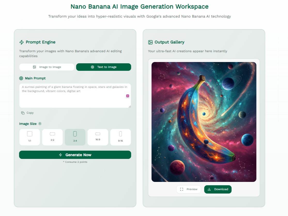 AI Think - Nano Banana AI Image Generation Platform
